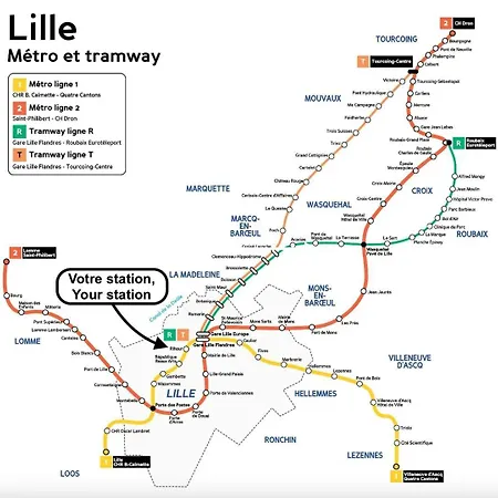 Apartment Center - One-bedroom Lille